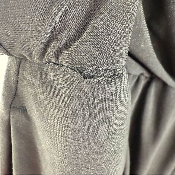 Aqua Green Women's XL Standard Keyhole Blouson Romper Black 676127R - Picture 3 of 7